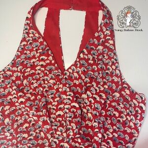 NWT Eclair Large Red Floral Dress